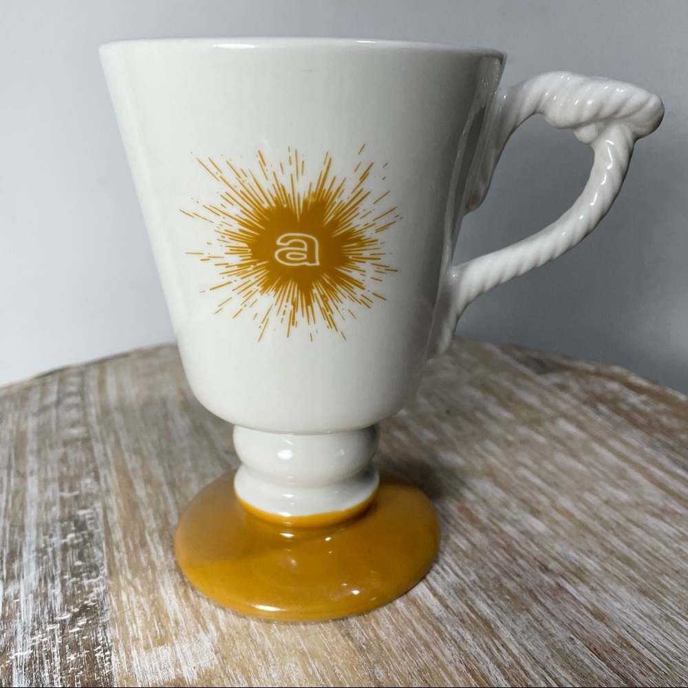 Hall vintage cream & gold A nautical mug 1973